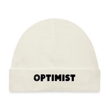 Optimist - Baby Premium Organic Mütze - Naturweiß - Vorne