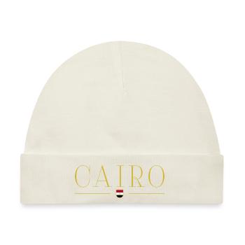 Kairo T-Shirt Outfit Design - Baby Premium Organic Mütze - Naturweiß - Vorne
