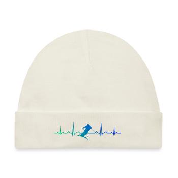 Damen Slopestyle Freestyle Ski Ski Freestyle - Baby Premium Organic Mütze - Naturweiß - Vorne