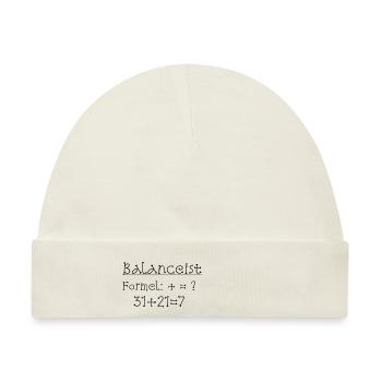 Balancist #New 7 sw - Baby Premium Organic Mütze - Naturweiß - Vorne