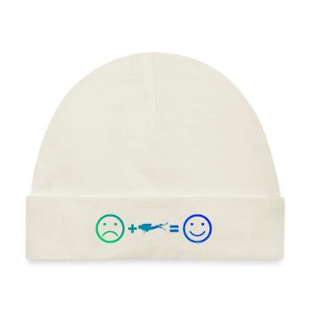 Scuba Tauchen Scuba Diver Damen Scuba Taucher - Baby Premium Organic Mütze - Naturweiß - Vorne
