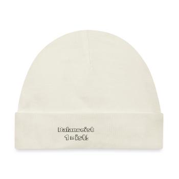 Balancist #1New 3 sw - Baby Premium Organic Mütze - Naturweiß - Vorne