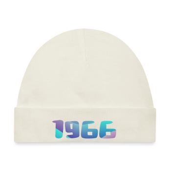 1966 Geburtstagsgeschenk Vintage 1966 Retro 1966 - Baby Premium Organic Mütze - Naturweiß - Vorne