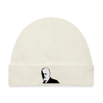 Sigmund Freud - Baby Premium Organic Mütze - Naturweiß - Vorne