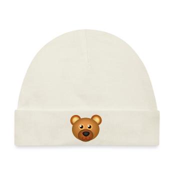 Bärchen - Baby Premium Organic Mütze - Naturweiß - Vorne