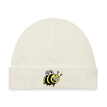 lustige Hummel - Baby Premium Organic Mütze - Naturweiß - Vorne
