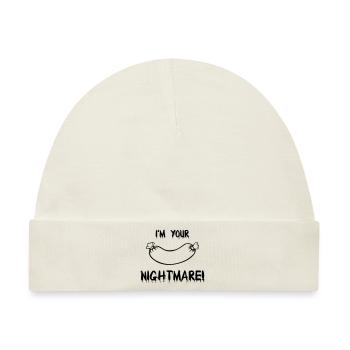 Wurst Albtraum Nightmare - Baby Premium Organic Mütze - Naturweiß - Vorne