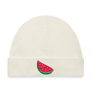 Melone - Baby Premium Organic Mütze - Naturweiß - Vorne