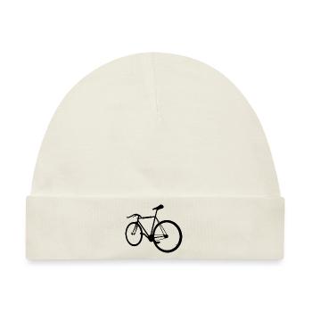 Fixie Fahrrad - Baby Premium Organic Mütze - Naturweiß - Vorne