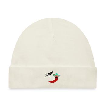 Chilli Chillen - Baby Premium Organic Mütze - Naturweiß - Vorne