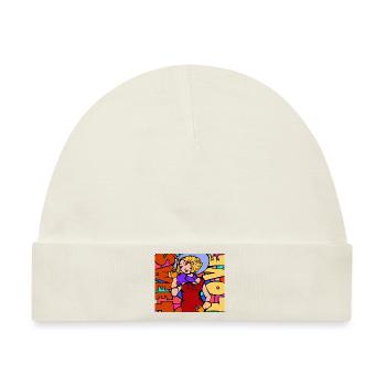 Hello Sunshine - Pop colors - Baby Premium Organic Mütze - Naturweiß - Vorne