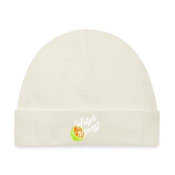 frisch gepresst - Baby Premium Organic Mütze - Naturweiß - Vorne