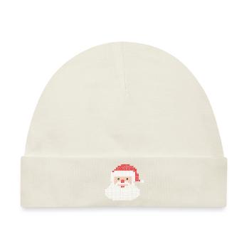 Santa Claus - Baby Premium Organic Mütze - Naturweiß - Vorne