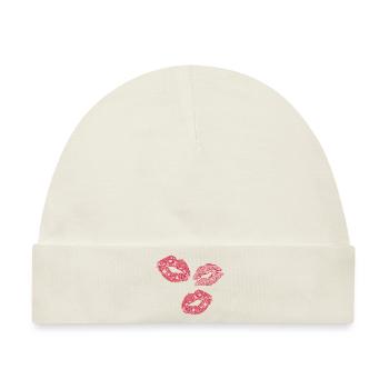 Lippen - Baby Premium Organic Mütze - Naturweiß - Vorne