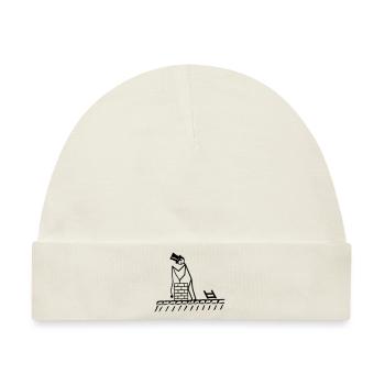 Schornsteinfeger - Baby Premium Organic Mütze - Naturweiß - Vorne