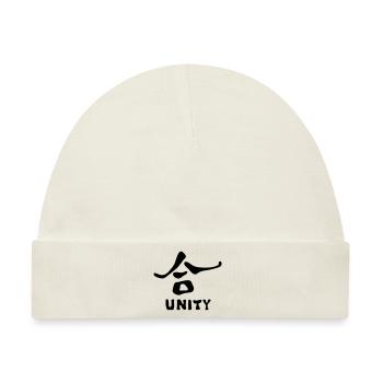 Feng Shui Symbol Einheit Vereinigung vereinen - Baby Premium Organic Mütze - Naturweiß - Vorne