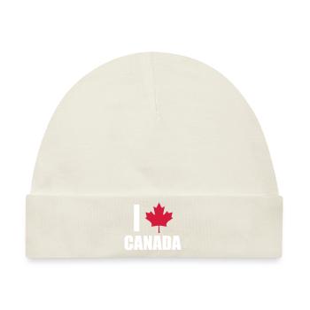Canada - Baby Premium Organic Mütze - Naturweiß - Vorne