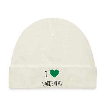 Garden - Gardener - Gardening - Green - Nature - Baby Premium Organic Mütze - Naturweiß - Vorne