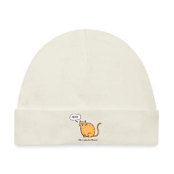 Chinesische Katze - Baby Premium Organic Mütze - Naturweiß - Vorne
