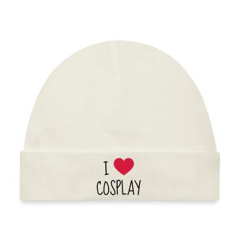 Cosplay / Cosplayer / Manga / Geek - Baby Premium Organic Mütze - Naturweiß - Vorne