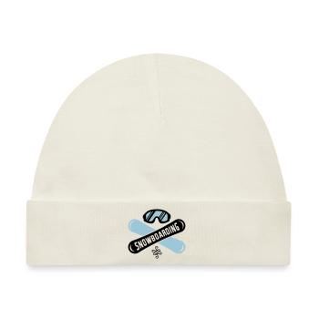 snowboarding boards - Baby Premium Organic Mütze - Naturweiß - Vorne