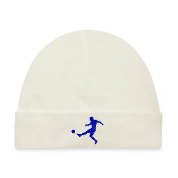 Fußball Freizeit Geschenk Fußballer - Baby Premium Organic Mütze - Naturweiß - Vorne