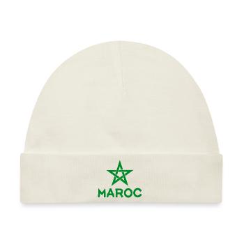 Marokko - Baby Premium Organic Mütze - Naturweiß - Vorne
