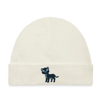 Panther - Baby Premium Organic Mütze - Naturweiß - Vorne