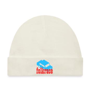 Folkrace - Baby Premium Organic Mütze - Naturweiß - Vorne