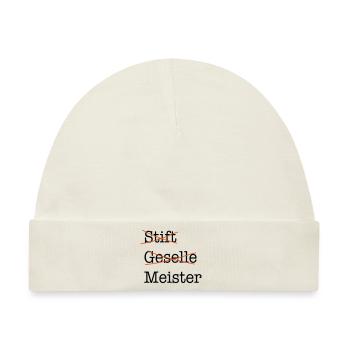 Meister - Baby Premium Organic Mütze - Naturweiß - Vorne