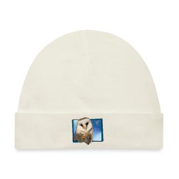 Schleiereule - Baby Premium Organic Mütze - Naturweiß - Vorne