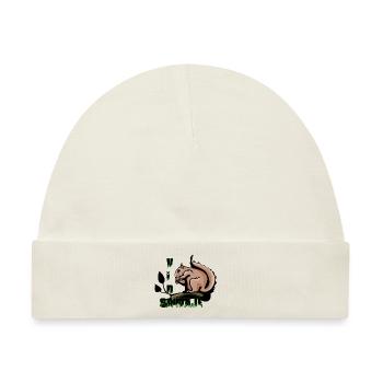 Chipmunk - Baby Premium Organic Mütze - Naturweiß - Vorne