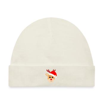 Rudolf - Baby Premium Organic Mütze - Naturweiß - Vorne