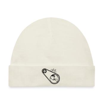 Fahrrad Drahtesel Rennrad Zweirrad - Baby Premium Organic Mütze - Naturweiß - Vorne