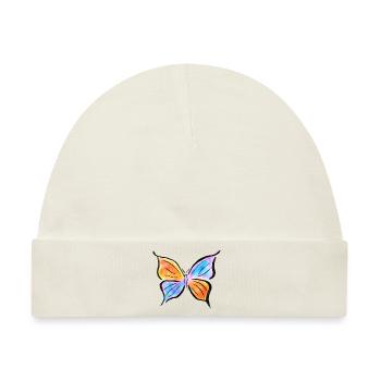 Summerly butterfly l sommerlicher Schmetterling - Baby Premium Organic Mütze - Naturweiß - Vorne
