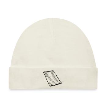 Teppich Cool Design - Baby Premium Organic Mütze - Naturweiß - Vorne