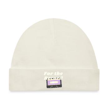 non binary for the record - Baby Premium Organic Mütze - Naturweiß - Vorne