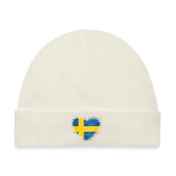 Schweden - Baby Premium Organic Mütze - Naturweiß - Vorne