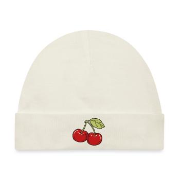 Kirsche - Baby Premium Organic Mütze - Naturweiß - Vorne