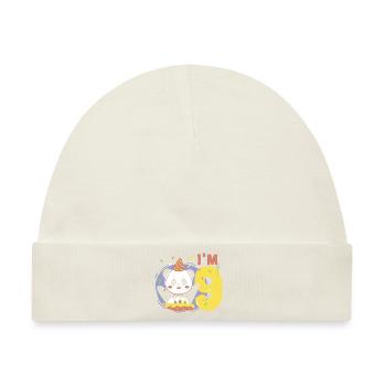 I'm 9 - 9. Geburtstag - Baby Premium Organic Mütze - Naturweiß - Vorne