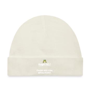 Frösche Frosch - Baby Premium Organic Mütze - Naturweiß - Vorne