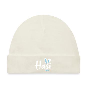 Hasi - Baby Premium Organic Mütze - Naturweiß - Vorne