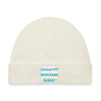 Schwiegersohn - Baby Premium Organic Mütze - Naturweiß - Vorne