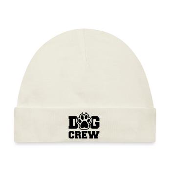 Dog Crew - Baby Premium Organic Mütze - Naturweiß - Vorne