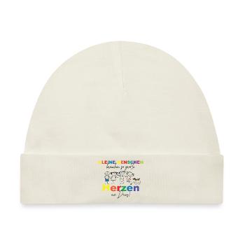 Kindergarten Abschied - Baby Premium Organic Mütze - Naturweiß - Vorne