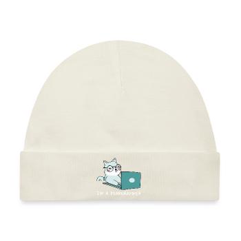 I'm A Purrgrammer Coder Software Developer Compute - Baby Premium Organic Mütze - Naturweiß - Vorne
