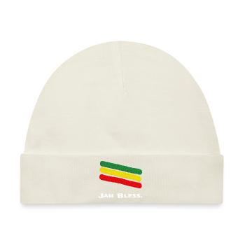 Jah Segne. Rasta - Baby Premium Organic Mütze - Naturweiß - Vorne
