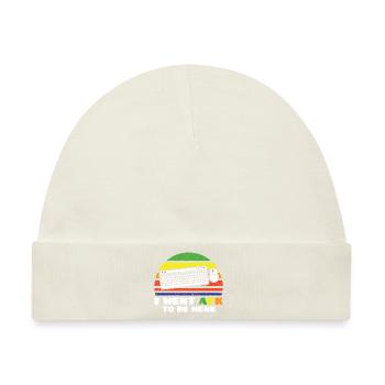 Zocken Gamer Retro Gamer Videospiele Geschenk - Baby Premium Organic Mütze - Naturweiß - Vorne