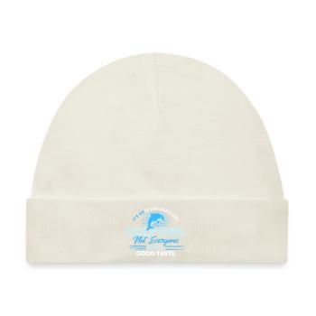Delfin Delfin Liebhaber Tier Delfine Geschenk - Baby Premium Organic Mütze - Naturweiß - Vorne