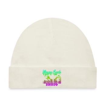 Marari Beach India - Baby Premium Organic Mütze - Naturweiß - Vorne